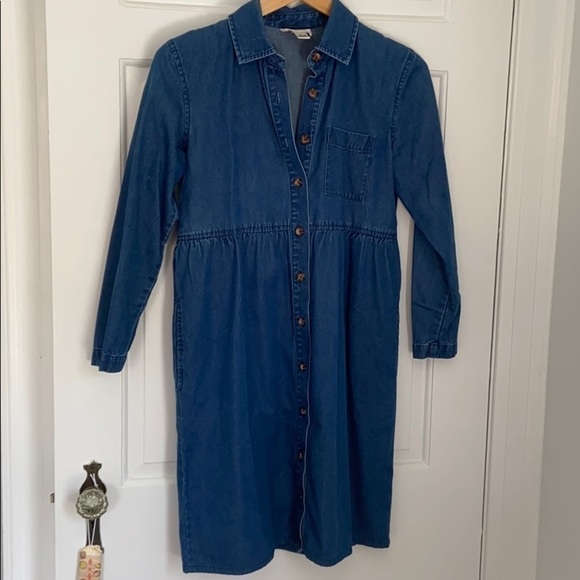 Talbots denim dress with pockets - Picture 2 of 6